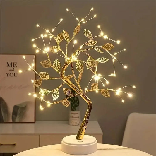 LED Rose Leaf Table Lamp