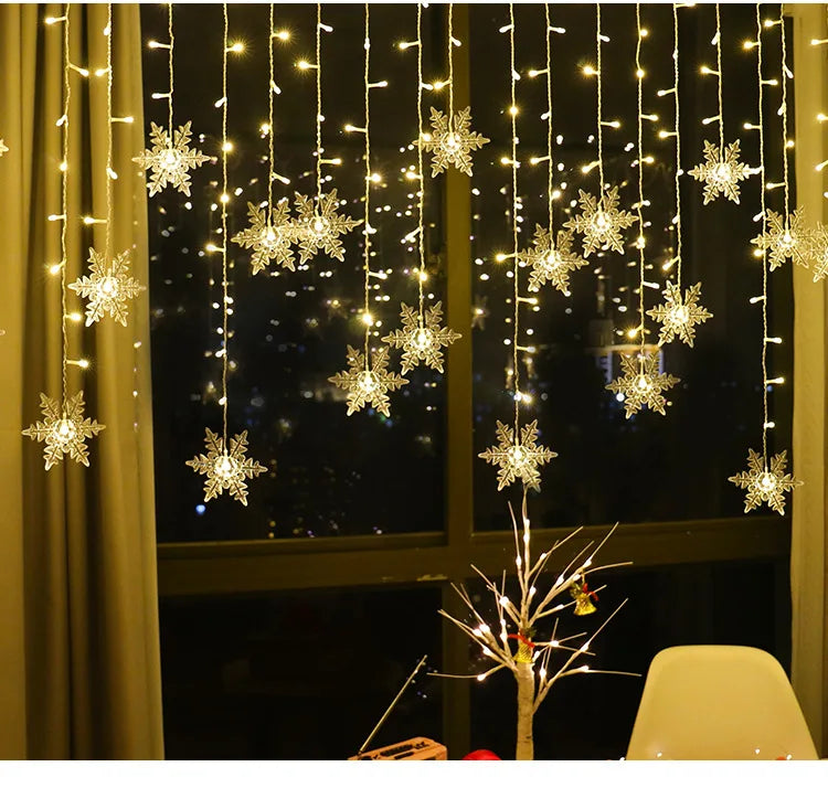 Christmas Snowflakes LED String Lights